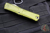 Microtech Combat Troodon Gen III OTF Knife- Single Edge- Green Handle- Apocalyptic Blade 1143-10 APOD Gen III