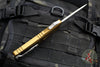 Microtech Combat Troodon Gen III OTF Knife- Single Edge- Tan Handle- Apocalyptic Blade 1143-10 APTA Gen III 2024