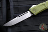 Microtech Combat Troodon Gen III OTF Knife- Single Edge- OD Green Handle- Stonewash Blade 1143-10 OD Gen III 2024