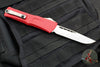 Microtech Combat Troodon Gen III OTF Knife- Single Edge- Red Handle- Stonewash Blade 1143-10 RD Gen III 2024
