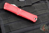 Microtech Combat Troodon Gen III OTF Knife- Single Edge- Red Handle- Stonewash Blade 1143-10 RD Gen III 2024