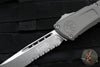 Microtech Combat Troodon Gen III OTF Knife- Single Edge- Natural Clear Finished Handle- Apocalyptic Part Serrated Blade 1143-11 APNC Gen III 2024