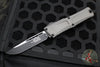 Microtech Combat Troodon Gen III OTF Knife- Single Edge- Natural Clear Finished Handle- Black Plain Edge Blade 1143-1 NC Gen III 2024