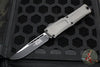 Microtech Combat Troodon Gen III OTF Knife- Single Edge- Natural Clear Finished Handle- Black Plain Edge Blade 1143-1 NC Gen III 2024