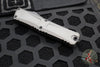 Microtech Combat Troodon Gen III OTF Knife- Single Edge- Natural Clear Finished Handle- Black Plain Edge Blade 1143-1 NC Gen III 2024