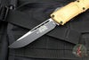 Microtech Combat Troodon Gen III OTF Knife- Single Edge- Tan Handle- Black Plain Edge Blade 1143-1 TA Gen III 2024