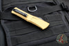 Microtech Combat Troodon Gen III OTF Knife- Single Edge- Tan Handle- Black Plain Edge Blade 1143-1 TA Gen III 2024