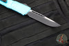 Microtech Combat Troodon Gen III OTF Knife- Single Edge- Turquoise Handle- Black Plain Edge Blade 1143-1 TQ Gen III 2024