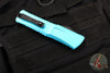 Microtech Combat Troodon Gen III OTF Knife- Single Edge- Turquoise Handle- Black Plain Edge Blade 1143-1 TQ Gen III 2024