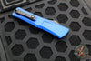 Microtech Combat Troodon Gen III OTF Knife- Single Edge-Navy Blue Handle- Black Part Serrated Edge Blade 1143-2 NA Gen III 2024