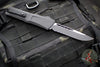 Microtech Combat Troodon Gen III OTF Knife- Single Edge- Tactical- Black Handle- Black Part Serrated Edge Blade 1143-2 T Gen III 2024