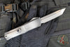 Microtech Combat Troodon Gen III OTF Knife- Tanto Edge- Weathered Metal Finished Handle- Apocalyptic Blade 1144-10 APWME Gen III