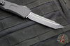 Microtech Combat Troodon Gen III OTF Knife- Tanto Edge- Tactical- Black Handle- Black Blade 1144-1 T Gen III