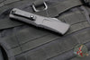 Microtech Combat Troodon Gen III OTF Knife- Tanto Edge- Tactical- Black Handle- Black Blade 1144-1 T Gen III