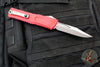 Microtech Combat Troodon Gen III OTF Knife- Bowie Edge- Red Handle- Apocalyptic Plain Edge Blade 1146-10 APRD Gen III 2025