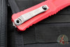 Microtech Combat Troodon Gen III OTF Knife- Bowie Edge- Red Handle- Apocalyptic Plain Edge Blade 1146-10 APRD Gen III 2025
