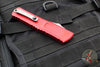 Microtech Combat Troodon Gen III OTF Knife- Bowie Edge- Red Handle- Apocalyptic Plain Edge Blade 1146-10 APRD Gen III 2025