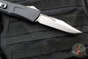 Microtech Combat Troodon Gen III OTF Knife- Bowie Edge- Black Handle- Stonewash Plain Edge Blade 1146-10 Gen III