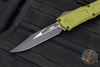 Microtech Combat Troodon Gen III OTF Knife- Bowie Edge- OD Green Handle- Black Plain Edge Blade 1146-1 OD Gen III