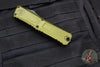 Microtech Combat Troodon Gen III OTF Knife- Bowie Edge- OD Green Handle- Black Plain Edge Blade 1146-1 OD Gen III