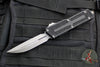 Microtech Scarab II- D/E-S Double/Single Edge- Black Handle- Apocalyptic Plain Edge Blade 1180-10 AP