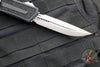 Microtech Scarab II- D/E-S Double/Single Edge- Black Handle- Apocalyptic Plain Edge Blade 1180-10 AP
