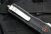 Microtech Scarab II- D/E-S Double/Single Edge- Black Handle- Stonewash Plain Edge Blade 1180-10