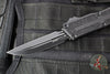 Microtech Scarab II- D/E-S Double/Single Edge- Tactical- Black Finished Handle- Black Plain Edge Blade 1180-1 T