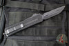 Microtech Scarab II- D/E-S Double/Single Edge- Tactical- Black Finished Handle- Black Plain Edge Blade 1180-1 T