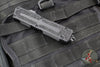 Microtech Scarab II- D/E-S Double/Single Edge- Tactical- Black Finished Handle- Black Plain Edge Blade 1180-1 T