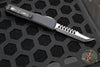 Microtech Ultratech OTF Knife- Hellhound Tanto- Carbon Fiber Top- Black DLC Two Tone Finished Blade 119-1 DLCCFT