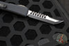 Microtech Ultratech OTF Knife- Hellhound Tanto- Carbon Fiber Top- Black DLC Two Tone Finished Blade 119-1 DLCCFT