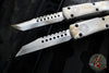 Microtech Ultratech OTF Knife Set- Hellhound & Warhound- Sandtrooper Finished Handle- Sandtrooper Finished Blade 119-1 SET SADS
