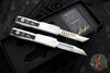 Microtech Ultratech OTF Knife Set- Hellhound & Warhound- Sandtrooper Finished Handle- Sandtrooper Finished Blade 119-1 SET SADS