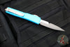 Microtech Ultratech OTF Knife- Bayonet Edge- Turquoise Handle- Apocalyptic Blade 120-10 APTQ