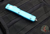 Microtech Ultratech OTF Knife- Bayonet Edge- Turquoise Handle- Apocalyptic Blade 120-10 APTQ