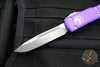 Microtech Ultratech OTF Knife- Single Edge- Purple Handle- Apocalyptic Blade 121-10 APPU