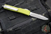 Microtech Ultratech OTF Auto Knife- Single Edge- OD Green Handle- Apocalyptic Part Serrated Blade 121-11 APOD