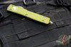 Microtech Ultratech OTF Auto Knife- Single Edge- OD Green Handle- Apocalyptic Part Serrated Blade 121-11 APOD