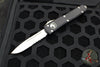 Microtech Ultratech OTF Knife- Black Handle- Stonewash Part Serrated Blade 121-11