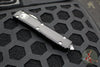 Microtech Ultratech OTF Knife- Black Handle- Stonewash Part Serrated Blade 121-11