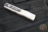 Microtech Sand Trooper Ultratech OTF Knife- Single Edge- Distressed White Handle- Distressed White Plain Edge Blade 121-1 SAD