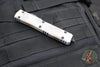 Microtech Sand Trooper Ultratech OTF Knife- Single Edge- Distressed White Handle- Distressed White Plain Edge Blade 121-1 SAD
