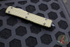 Microtech Ultratech OTF Knife- Single Edge- Frag Pattern OD Green G-10 Top- Black Part Serrated Edge Blade 121-2 FRGTODS
