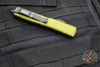 Microtech Ultratech OTF Knife- Single Edge- OD Green Handle- Part Serrated Blade 121-2 OD