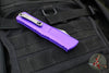 Microtech Combat Troodon Gen III OTF Knife- Interceptor Edge- Purple Handle- Stonewash Blade 1217-10 PUS Gen III