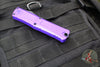 Microtech Combat Troodon Gen III OTF Knife- Interceptor Edge- Purple Handle- Black Blade 1217-1 PUS