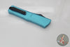 Microtech Combat Troodon Gen III OTF Knife- Interceptor Edge- Turquoise Handle- Black Blade 1217-1 TQS