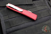 Microtech Ultratech OTF Knife- Double Edge- Merlot Red Handle- Apocalyptic Blade 122-10 APMR