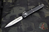 Microtech Ultratech OTF Knife- Double Edge- Black Handle- Stonewash Blade 122-10 SLIGHTLY USED